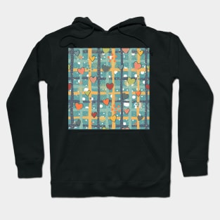 Sweet Pattern with Heart Hoodie